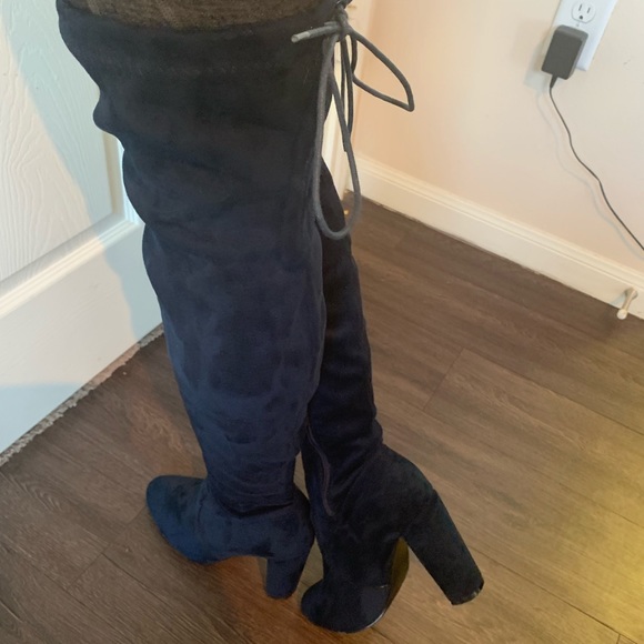 SOLD❌Suede Over-the-Knee Boots - Picture 6 of 6